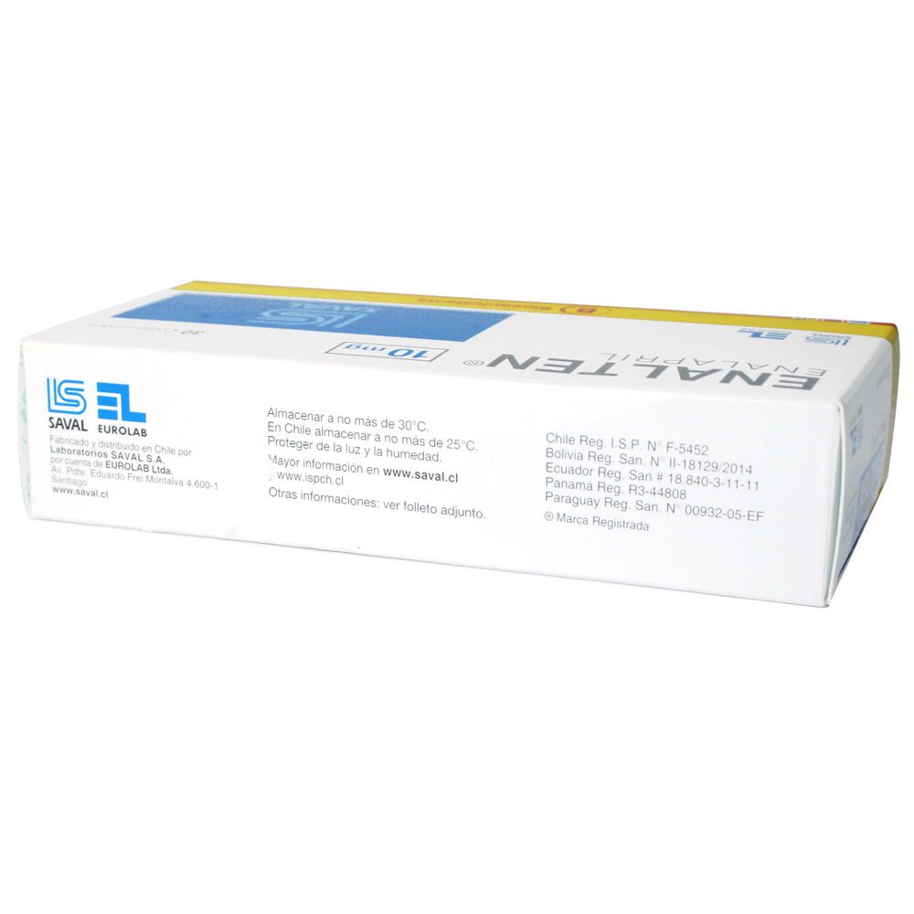Enalten-Enalapril-10-mg-30-Comprimidos-Ranurado-imagen-3