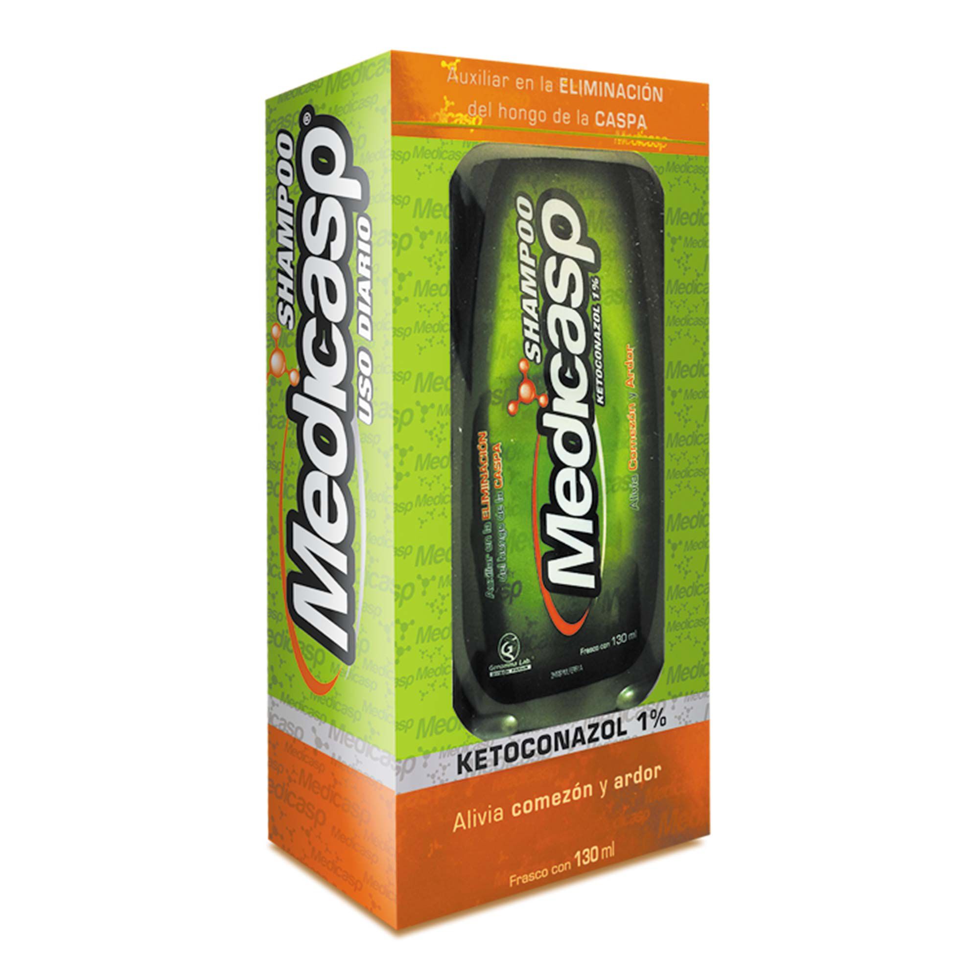 Medicasp Ketoconazol 1% Shampoo Medicado 130 mL
