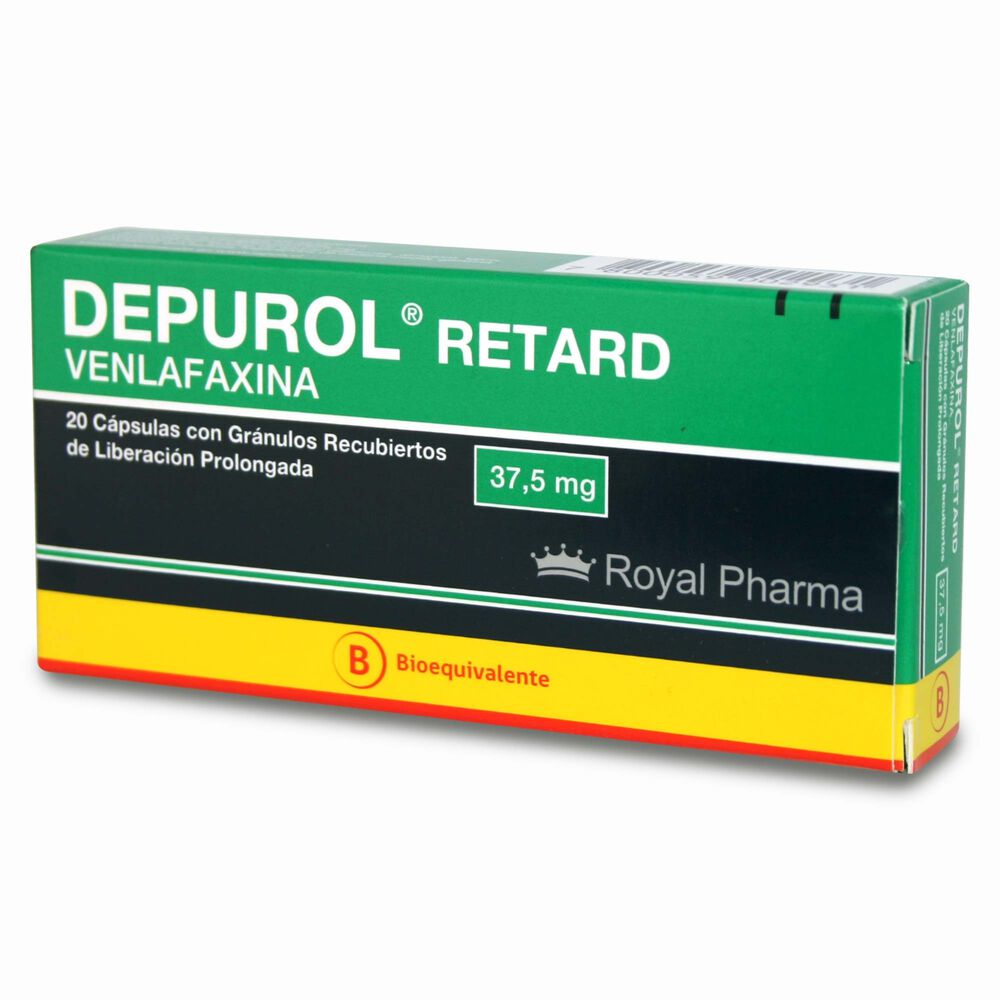 Depurol-Retard-Venlafaxina-37,5-mg-20-Cápsulas-imagen-1