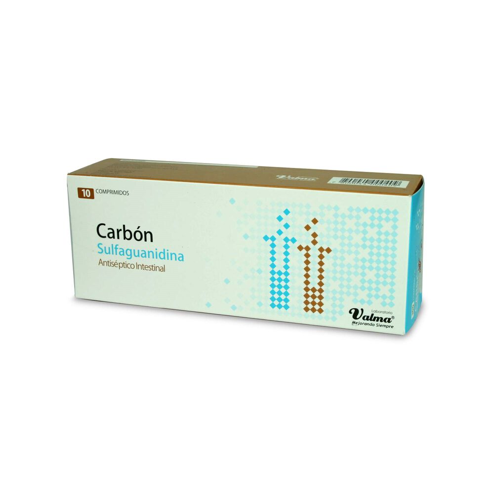 Carbon-Sulfaguanidina-Carbon-127-mg-10-Comprimidos-imagen-1