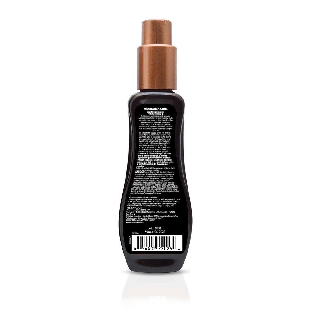 Protector-Solar-Exotic-Blend-Spray-gel-con-Bronzer-Fps15-125-mL-imagen-2