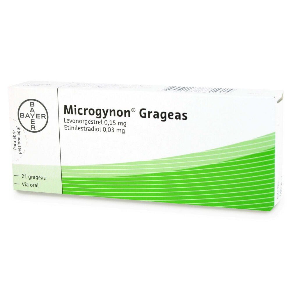 Microgynon-Levonorgestrel-0,15mg-Etinilestradiol-0,03-mg-21-Grageas-imagen-1