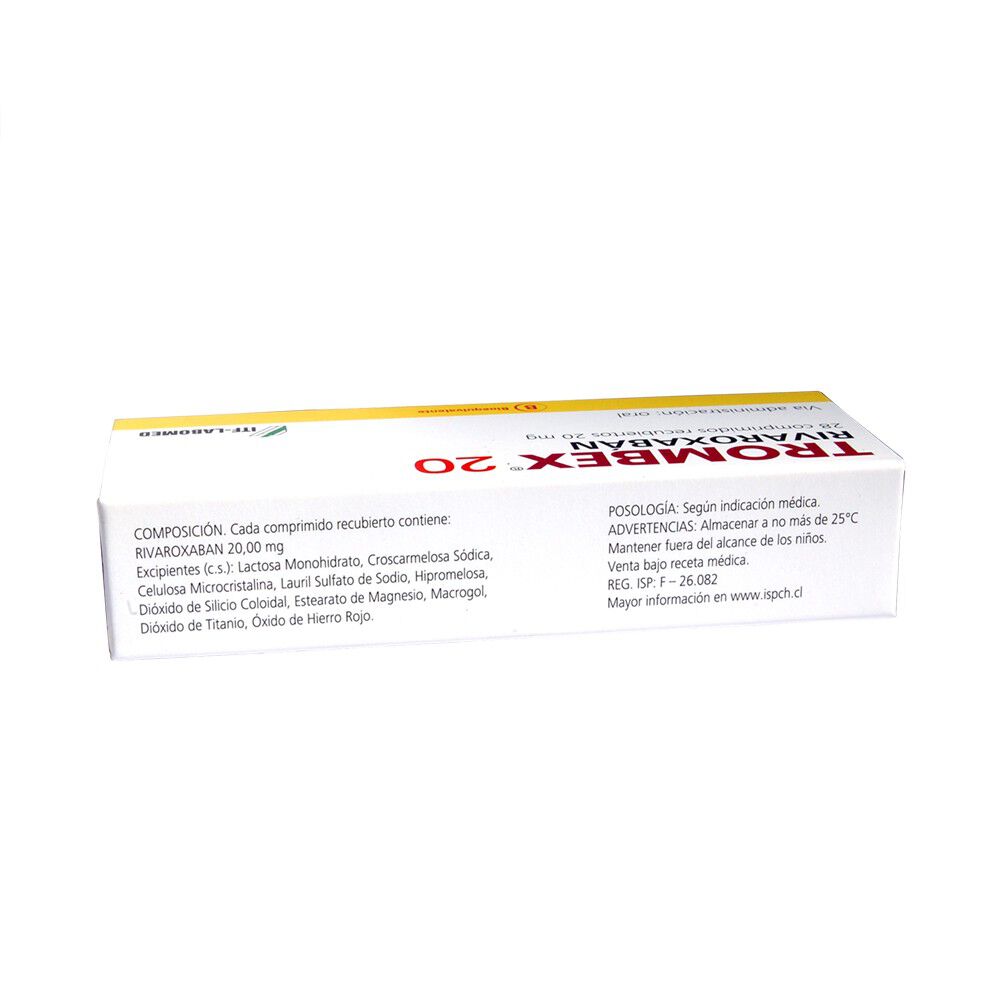 Trombex-20-Rivaroxabán-20-mg-28-Comprimidos-Recubiertos-imagen-2