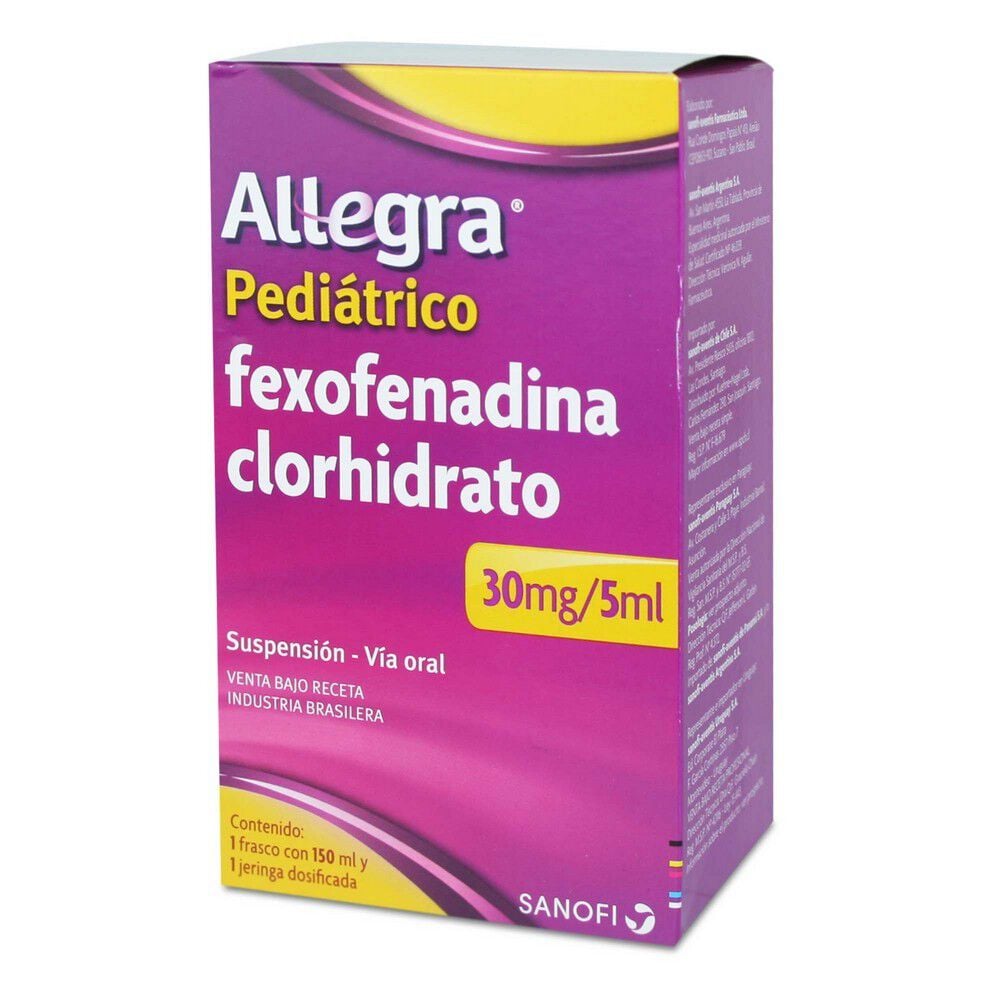 Allegra-Pediátrico-Fexofenadina-30-mg-/-5-mL-Suspensión-Oral-150-mL-imagen-1