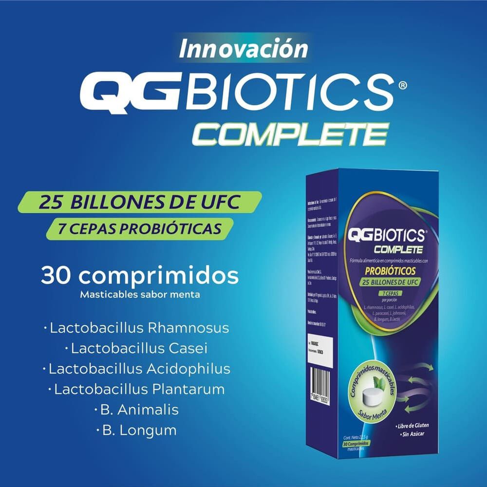 Qgbiotics-Complete-30-Comprimidos-Masticables-imagen-3