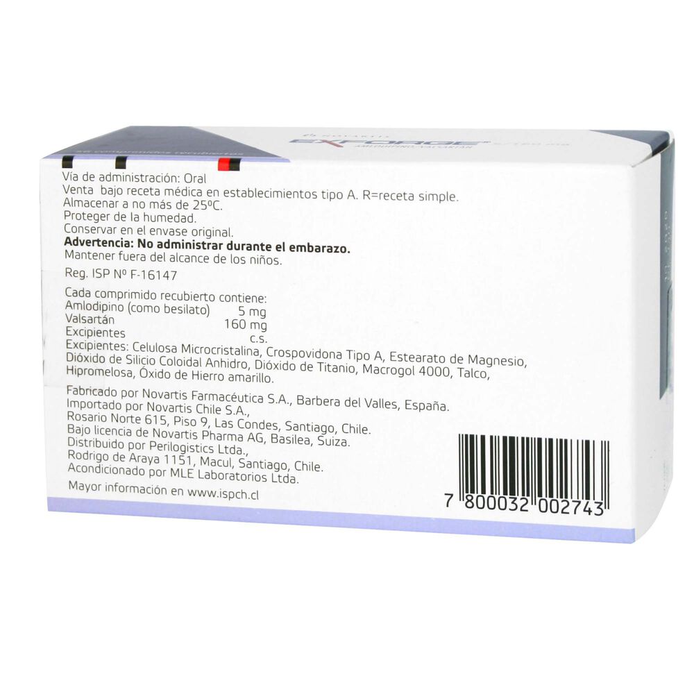 Exforge-5/160-Amlodipino-5-mg-56-Comprimidos-Recubierto-imagen-2