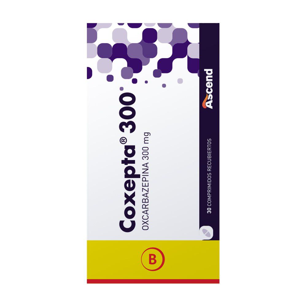 Coxepta-300-Oxcarbazepina-300-mg-30-Comprimidos-Recubiertos-imagen-4