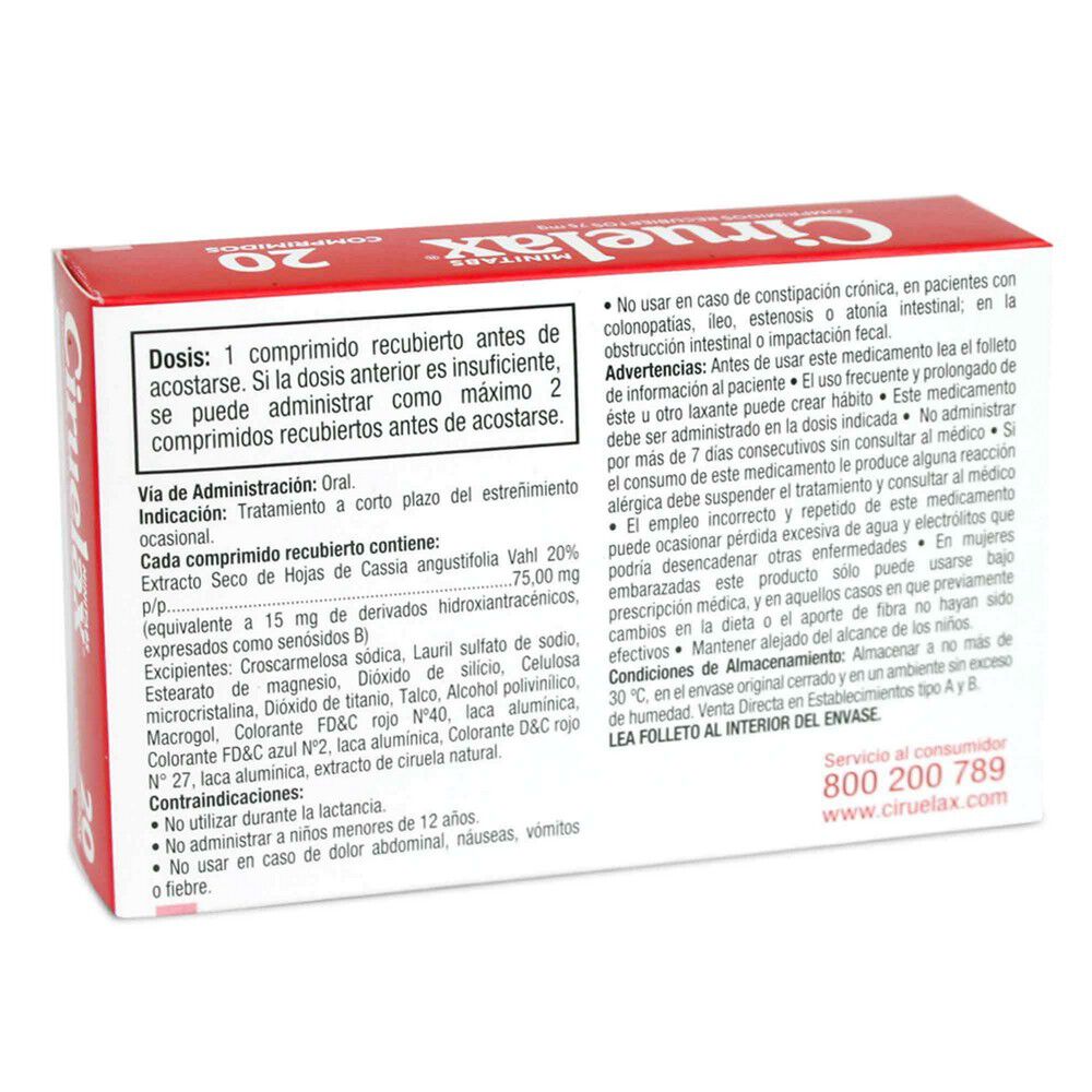 Ciruelax-Minitabs-Cassia-Angustifolia-75-mg-20-Comprimidos-imagen-2