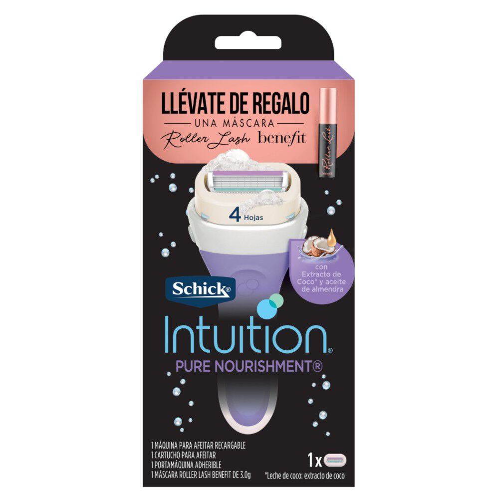 Pack-Intuition-(Maquina-Afeitar-+-Repuesto)-+-Mascara-de-Pestañas-Benefit-imagen