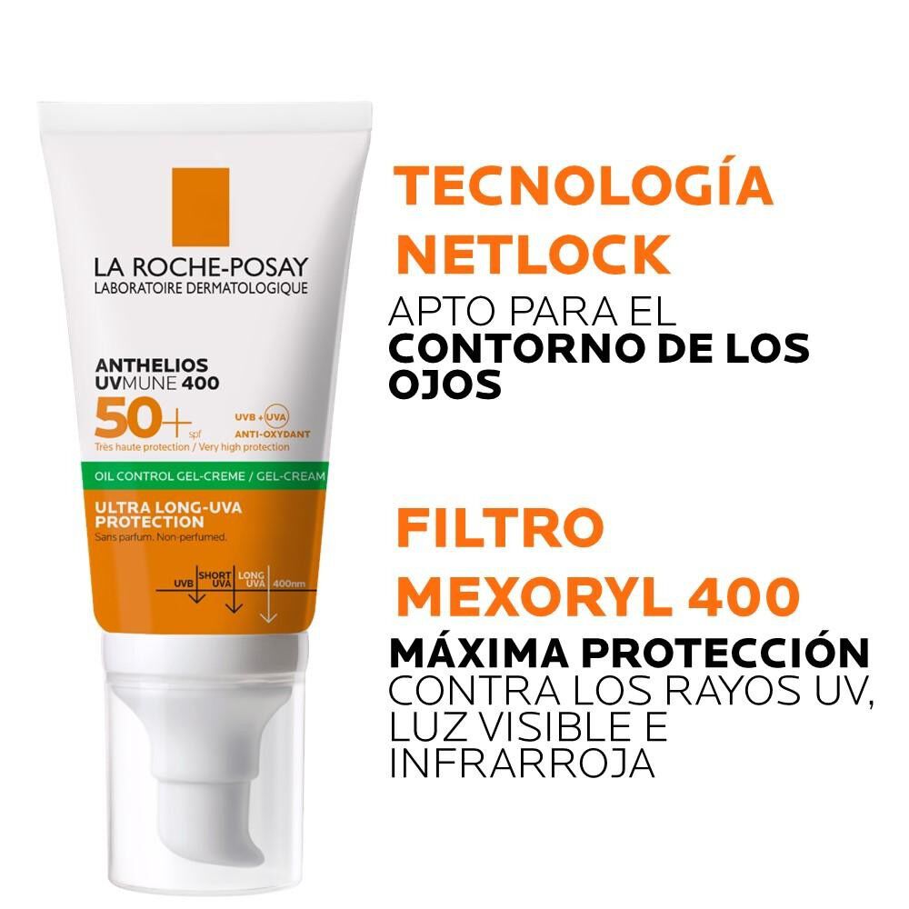 Protector-Solar-Gel-Crema-Anthelios-Toque-Seco-con-Color-FPS50+-50ml-imagen-5