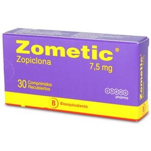 Zometic-Zopiclona-7,5-mg-30-Comprimidos-Recubiertos-imagen