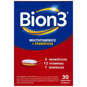 Bion-3-Multivitamínico-con-Probióticos-30-Comprimidos-imagen
