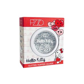 Topper-de-Glitter-Hello-Kitty-Silver-imagen