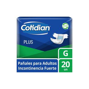 Pa&ntilde;al-Adulto-Incontinencia-Fuerte-Talla-G-20-Unidades-imagen