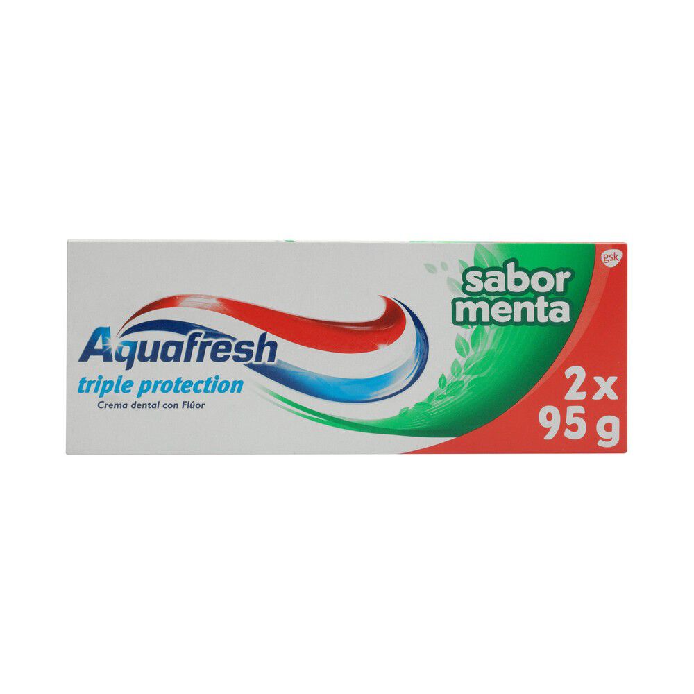 Pack-Crema-Dental-Triple-Acción-Sabor-Menta-con-Flúor-95Gr-X2-imagen-1