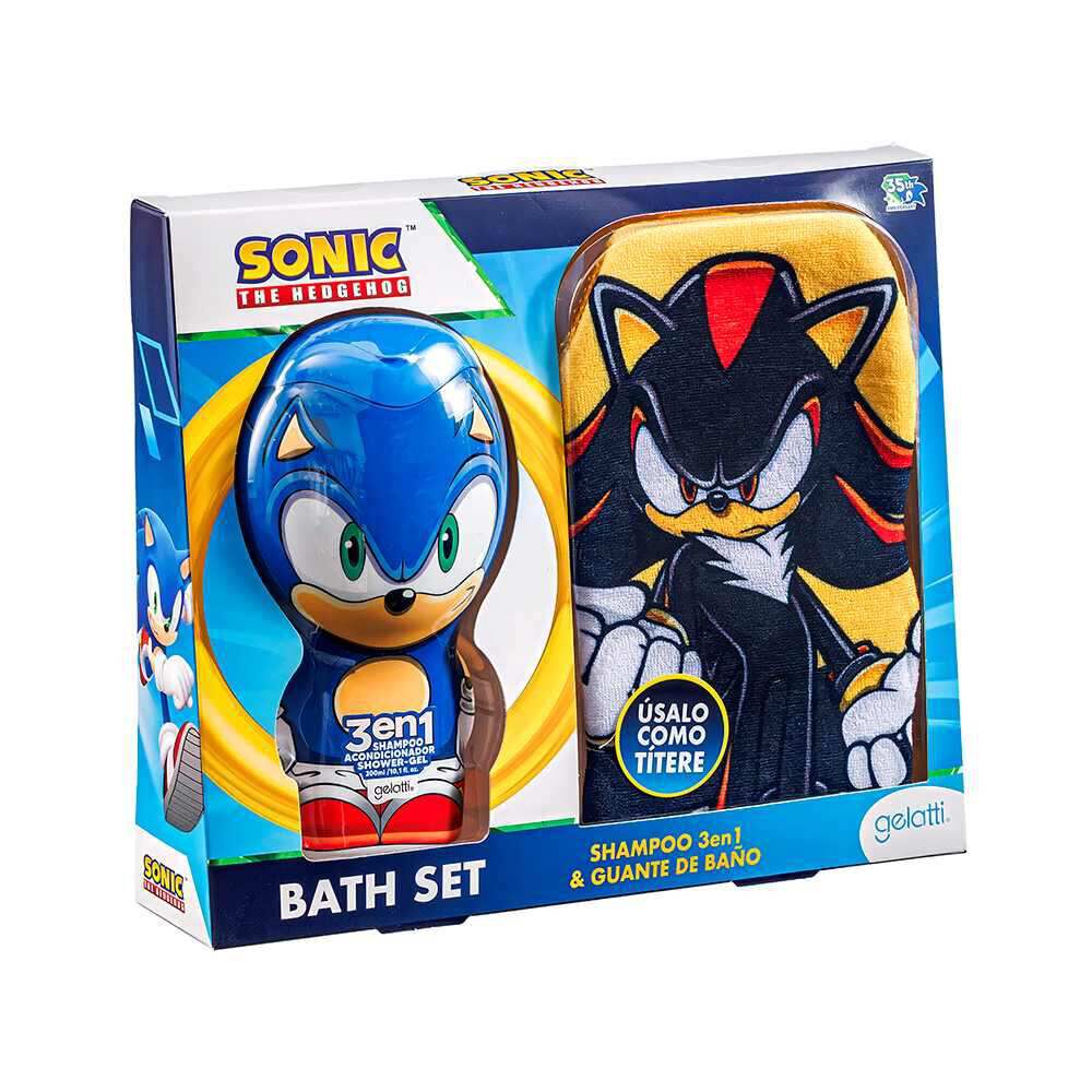 Set-De-Ba&ntilde;o-Infantil-Sonic-Shampoo-3-En-300-Ml-+-Guante-imagen-2