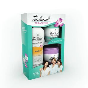 Teatrical-Crema-Corporal-400-mL-+-Crema-Facial-Desmaquillante-200-grs-+-Crema-Facial-Humectante-200-grs-imagen