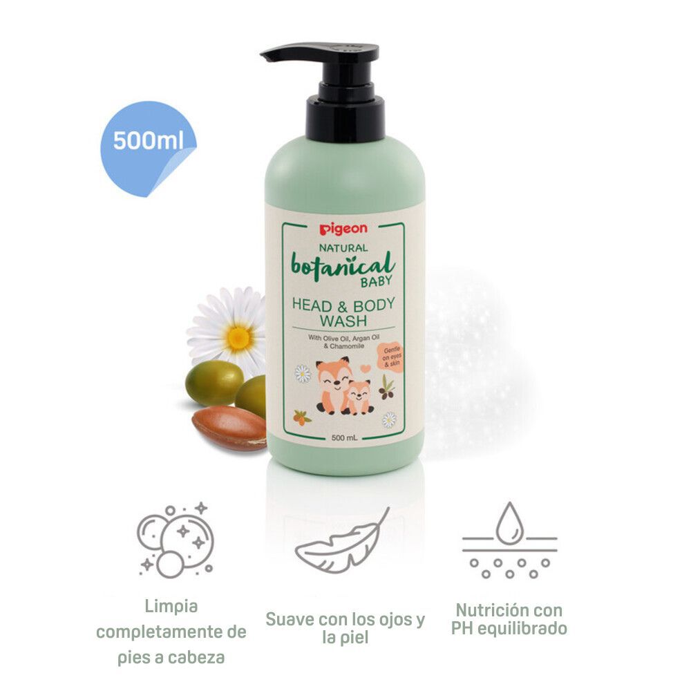 Botanical-Baby-Head-&-Body-Wash-500-Ml-C/Dosificador-imagen-2