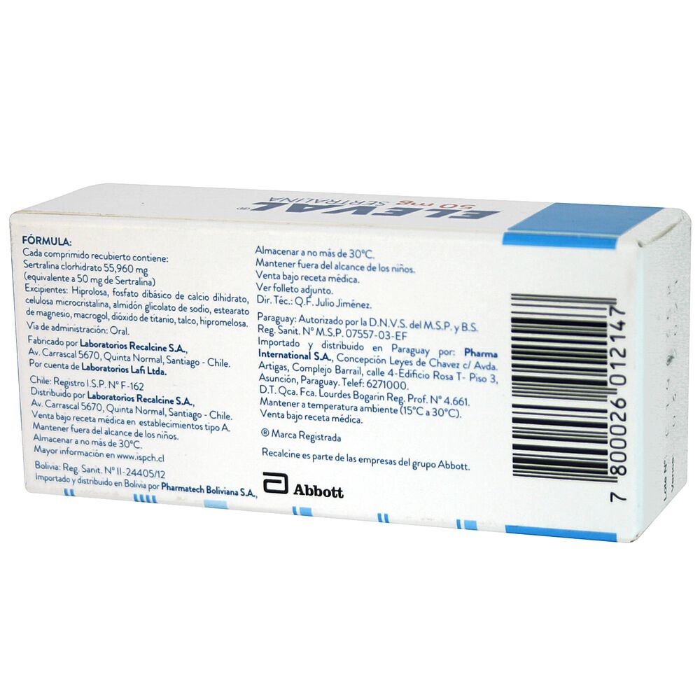 Eleval-Sertralina-50-mg-30-Comprimidos-Recubiertoss-imagen-2