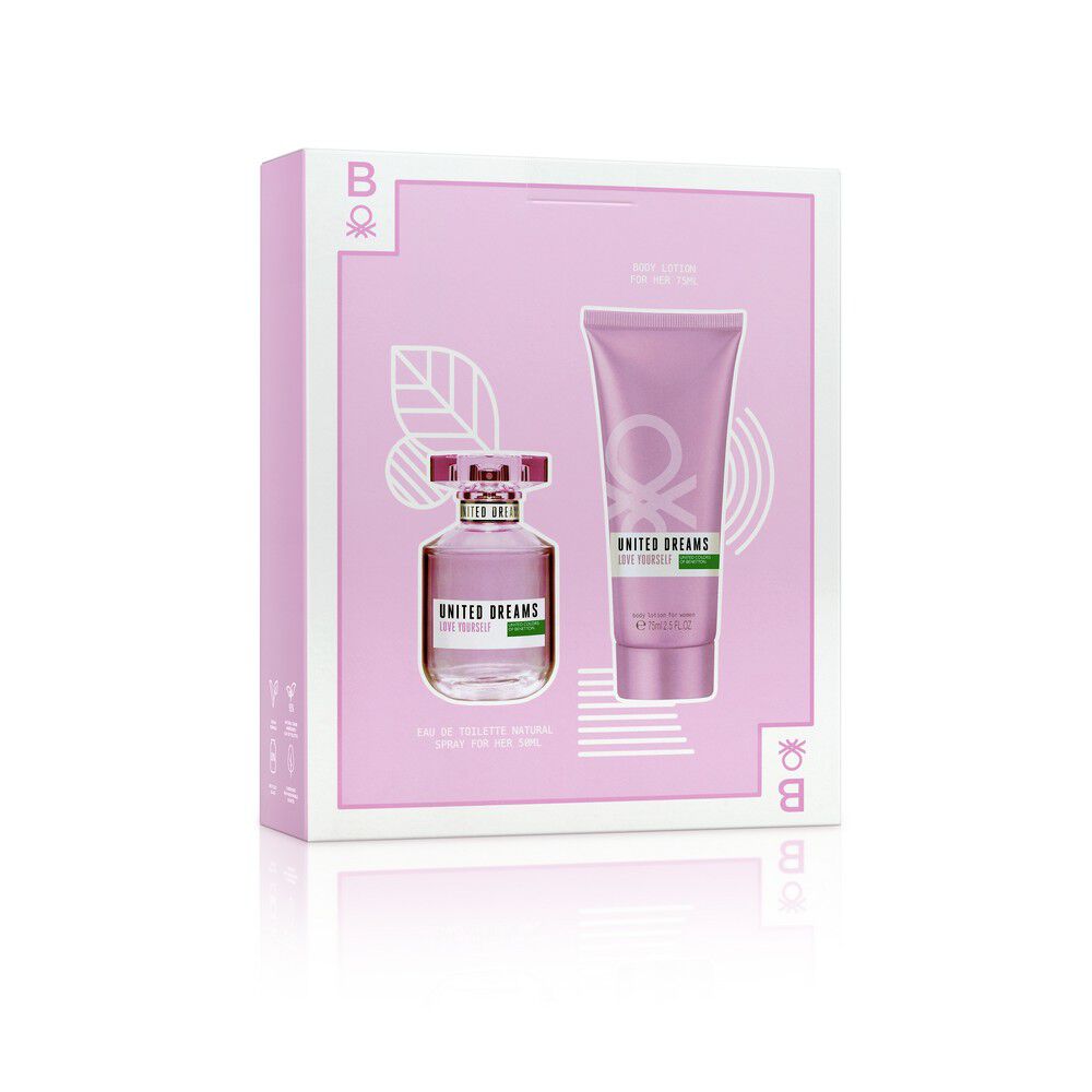 Set-United-Dreams-Love-Yourself-Woman-EDT-50ml-+-Body-Lotion-75ml-imagen-1
