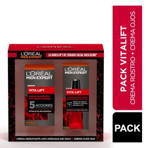 Estuche-Hombre-anti-arrugas-VITALIFT-Crema-hidratante-50-ml-y-Crema-ojos-15-ml-imagen