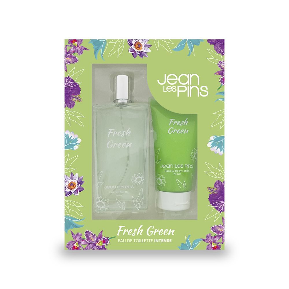 Set-Fragancia-Fresh-Green-EDT-100-ml-+-Body-Lotion-imagen-2