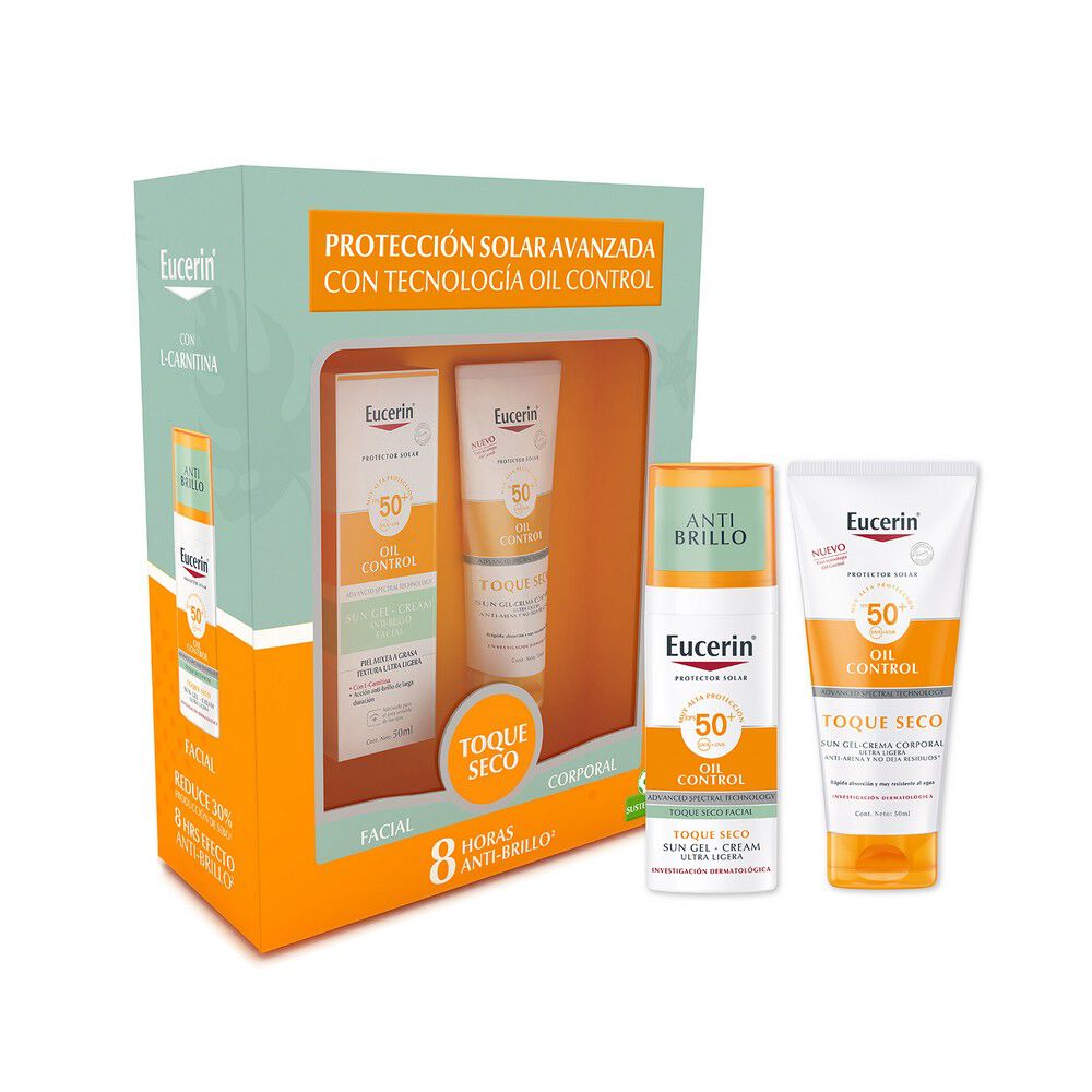 Estuche Sun Face Oil Control 50 mL + Sun Oil Control Corporal Toque