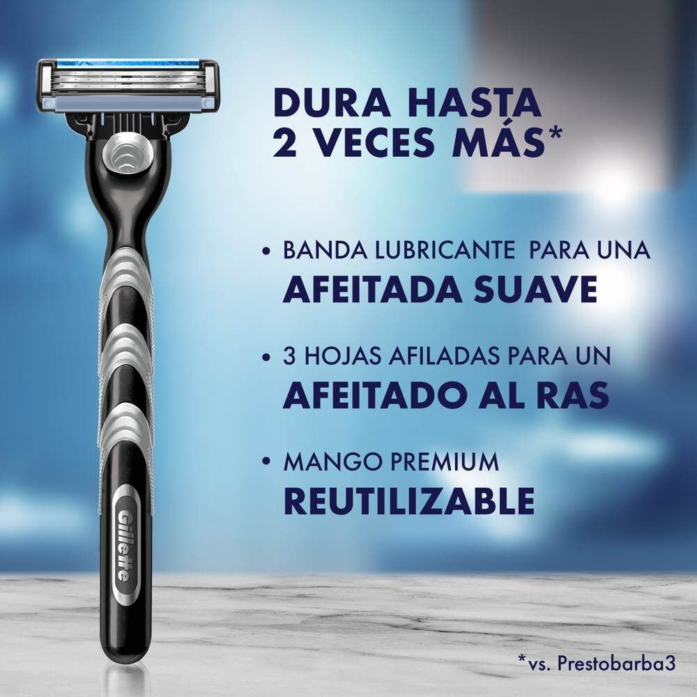 Repuesto-M&aacute;quina-Afeitar-Mach3-8-Uds-imagen-2
