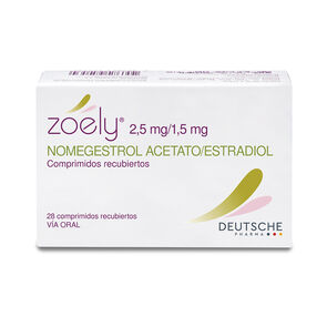 Zoely-Nomegestrol-Acetato-2,5-mg-28-Comprimidos-Recubiertos-imagen