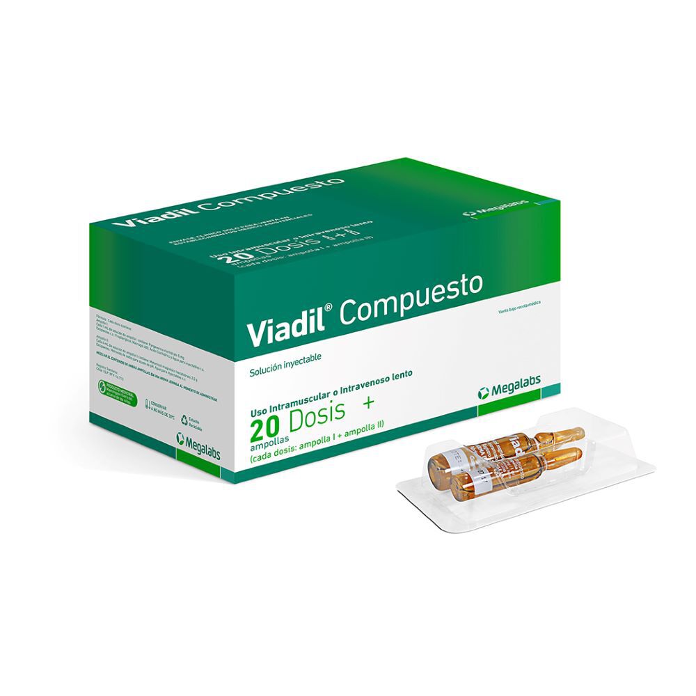 Viadil-Pargeverina-clorhidrato-5-mg-/-mL-Compuesto-Solución-Inyectable-1-mL-2-Ampollas-imagen