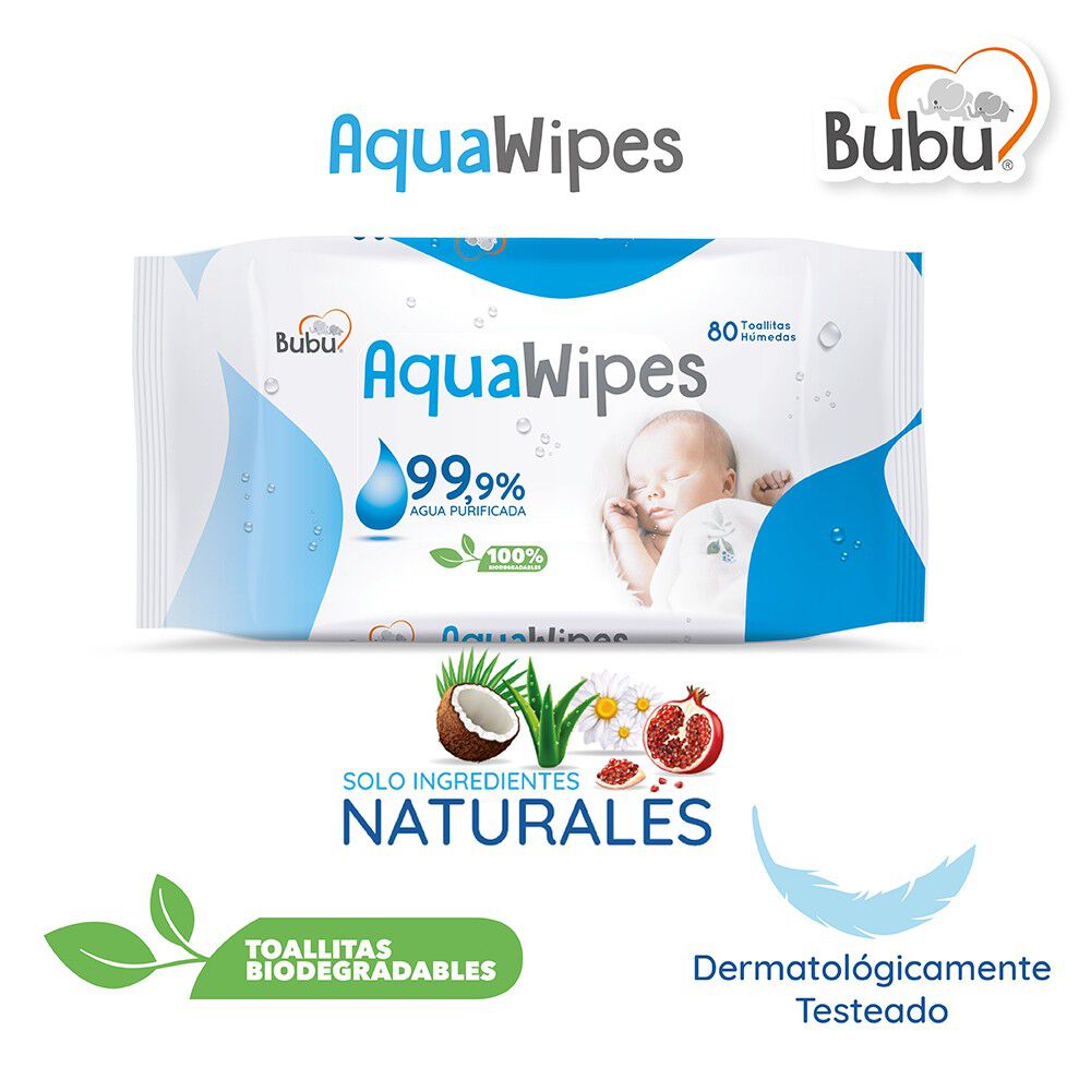 Aqua-Wipes-Toallas-Humedas-99,9%-de-Agua-80-unidades-imagen-2