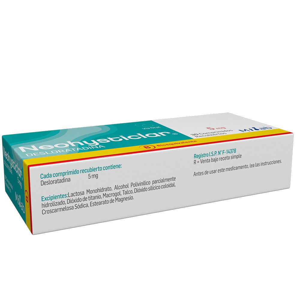 Neohysticlar-Desloratadina-5-mg-30-Comprimidos-Recubierto-imagen-3