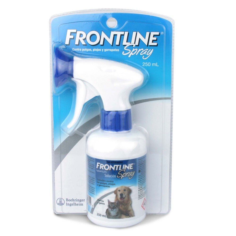 Frontline-Contra-Pulgas-Piojos-Garrapatas-Fipronil-0,25%-Spray-250-mL-imagen-1