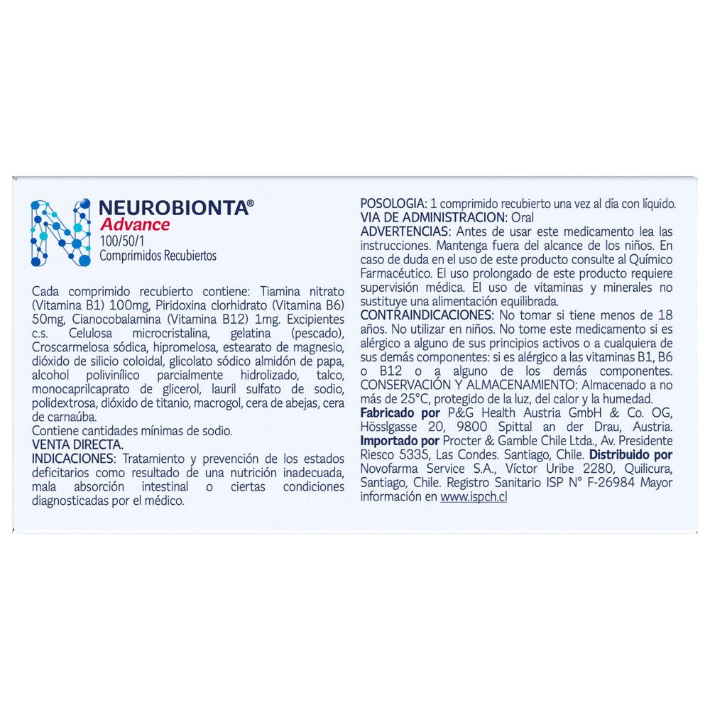 Neurobionta-Advance-60-Tabletas-imagen-2