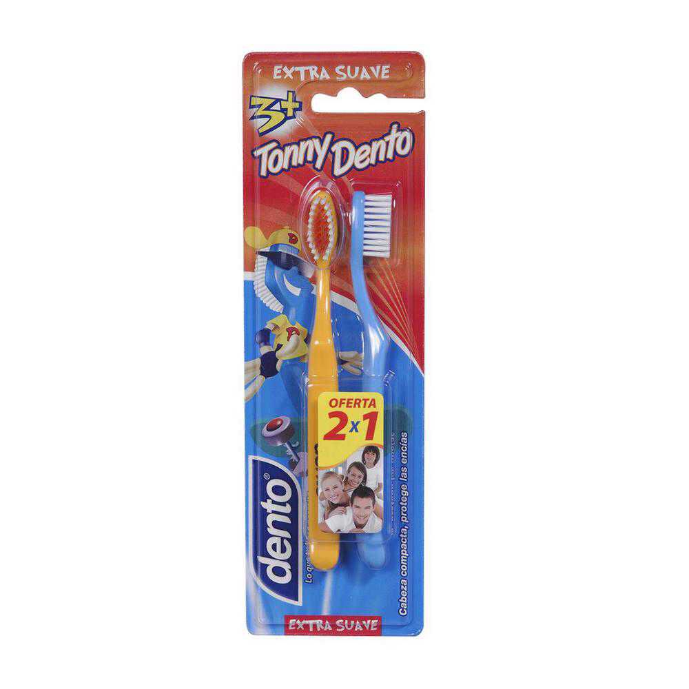 Pack-Cepillo-Dental-Infantil-3-+-Extra-Suave-2X1-imagen-1