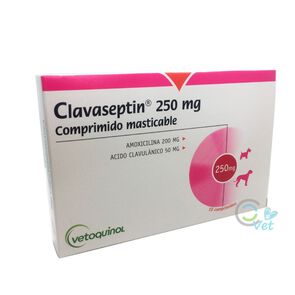 Clavaseptin-10-Comprimidos-Masticables-Para-Perros-250-Miligramos-imagen
