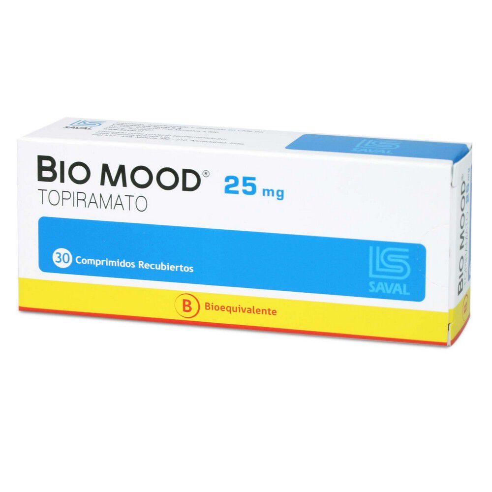 Bio-Mood-Topiramato-25-mg-30-Comprimidos-Recubiertos-imagen-1