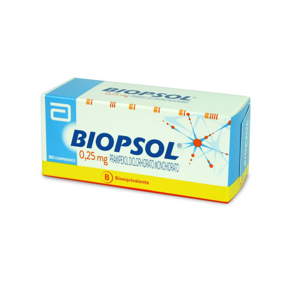 Biopsol-Pramipexol-0,25-mg-30-Comprimidos-imagen-1