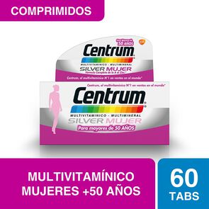 Centrum-Silver-Mujer-Multivitaminico-Multimineral-para-mayores-de-50-años-60-Comprimidos-imagen