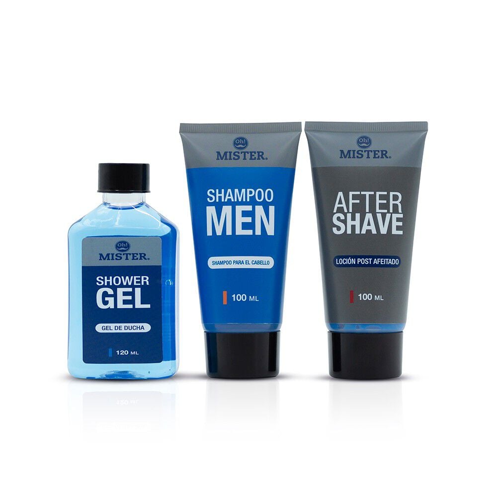 Shower-Gel--Blue-120-mL-+-Shampoo-100-mL-+-After-Shave-100-mL-imagen-2