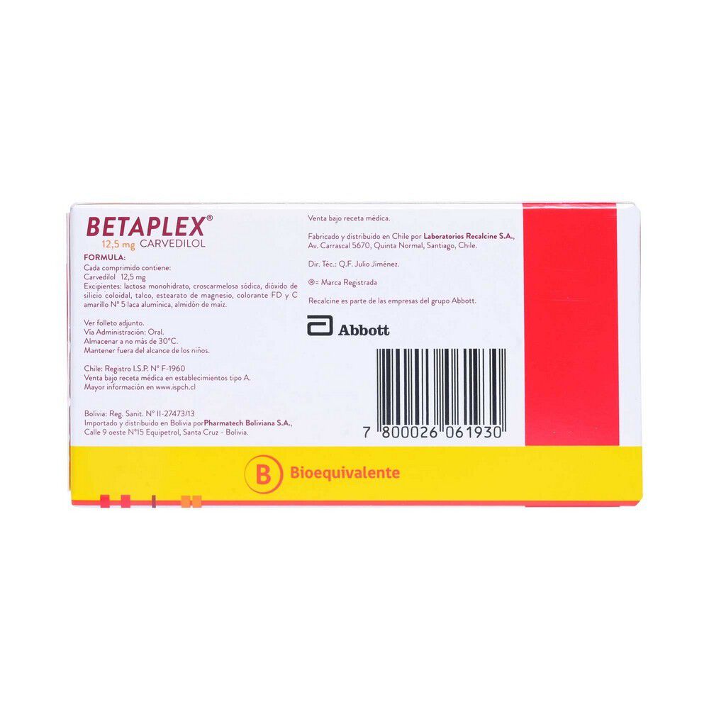 Betaplex-Carvedilol-12,50-mg-30-Comprimidos-imagen-3