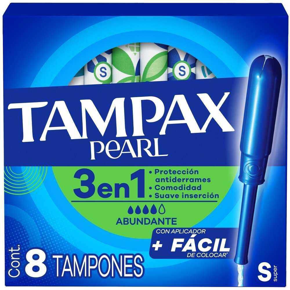 Tamp&oacute;n-Pearl-Super-Con-Aplicador-Flujo-Moderado-a-Intenso-8-Unidades-imagen-1
