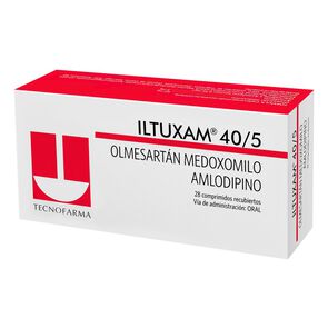 Iltuxam-Olmesartán-Medoxomilo-40-mg-Amlodipino-5-mg-28-Comprimidos-Recubiertos-imagen