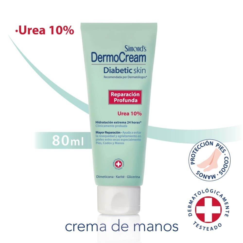 Crema-de-Manos-Diabetic-Skin-Úrea-10%-80-ml-imagen-1