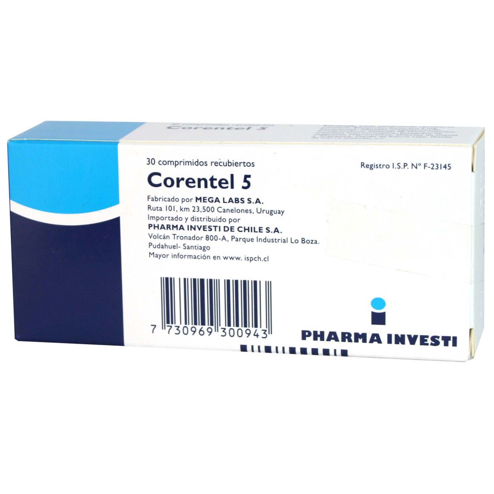Corentel-Bisoprolol-5-mg-30-Comprimidos-Recubiertos-imagen-3