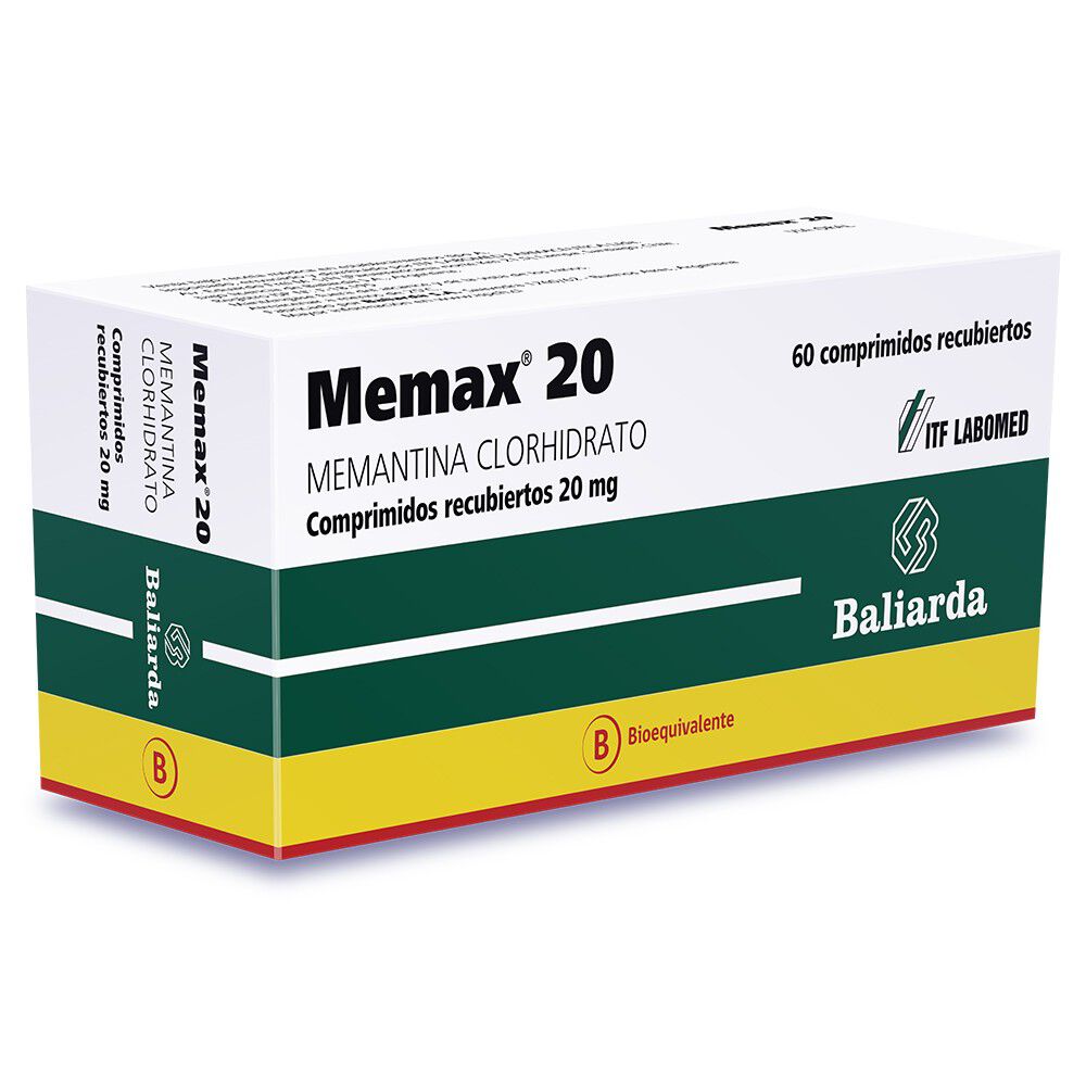 Memax-20-Memantina-20-mg-60-Comprimidos-Recubiertos-imagen-1
