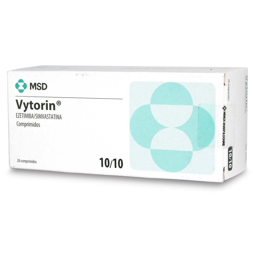Vytorin-10/10-Ezetimiba-10-mg-28-Comprimidos-imagen-1