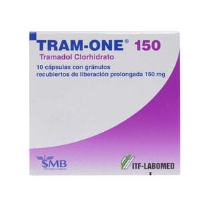 Tram-One-Tramadol-Clorhidrato-150-mg-10-Cápsulas-imagen