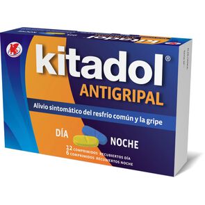 Kitadol-Antigripal-18-Comprimidos-Recubiertos-Día/Noche-(12-Día-y-6-Noche)-imagen
