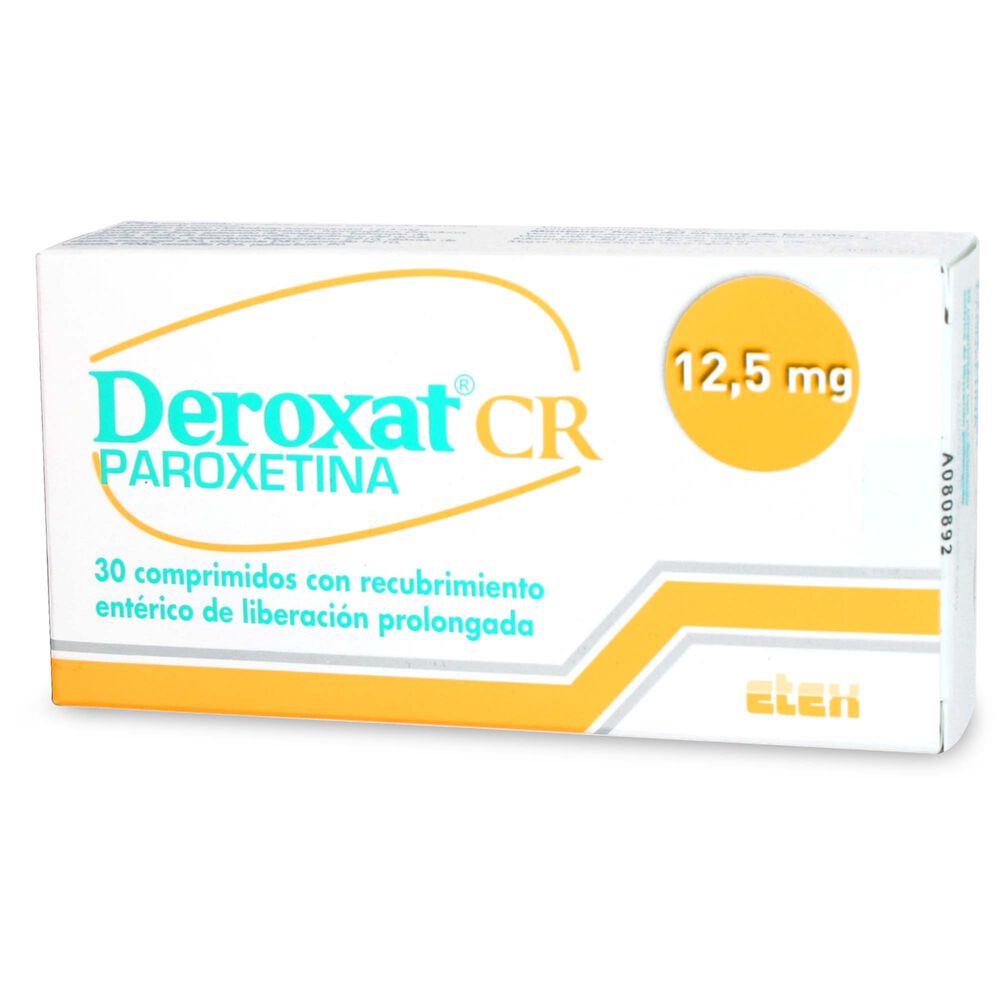 Deroxat-CR-Paroxetina-12,5-mg-30-Comprimidos-Liberacion-Prolongada-imagen-1